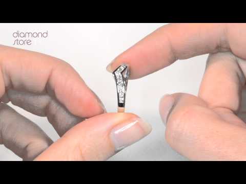 N3771 - 18K White Gold 0.30ct H/si Diamond Ring