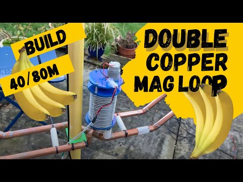 HAM RADIO: Double Copper Loop for 80M Build
