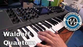 Video thumbnail for MESSE 2017: Waldorf Quantum - 8 Voice Hybrid Poly Synth by sonicstate