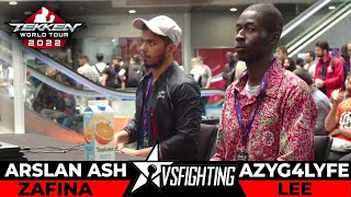 ARSLAN ASH (zafina) Vs AZYG4LYFE (Lee) TEKKEN 7 VS Fighting X Master Event 2022