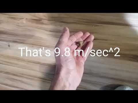 Calculate gravitational constant pendulum 9.8 m/sec^2