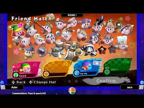 Aster (Magolor) vs Seco (Yoyo) - Kirby Fighters India Tournament #11
