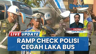 Cegah Kecelakaan saat Libur Nataru, Bus-bus Pariwisata yang Datang ke Pangandaran Lakukan Ramp Check