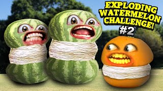 Annoying Orange - Exploding Watermelon Challenge #