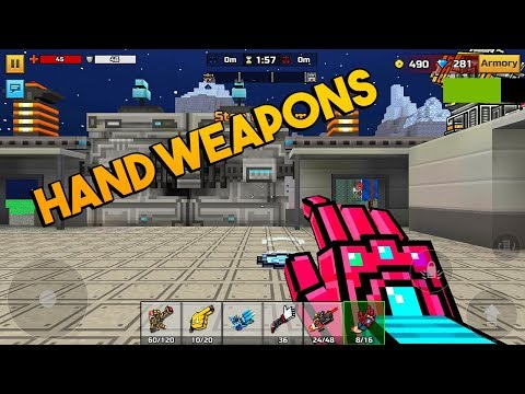 Pixel Gun 3D - Hand Weapons [Gameplay] Clan Siege Battle
