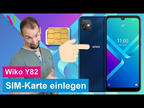 Wiko Y82 - Inserting the SIM card • 🂠 • 📲 • 📡 • Instructions | Tutorial