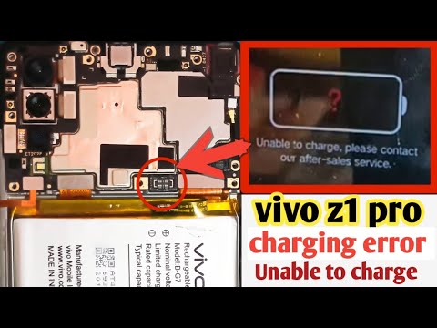 vivo z1 pro charging error problem |vivo z1 unable to charge problem
