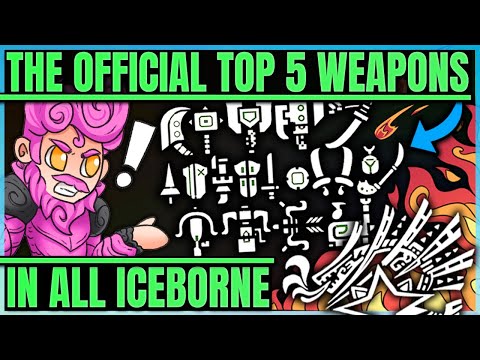 Official Top 5 Best Weapons in Monster Hunter World Iceborne! (Is YOUR Main Weapon the Best?) #mhw