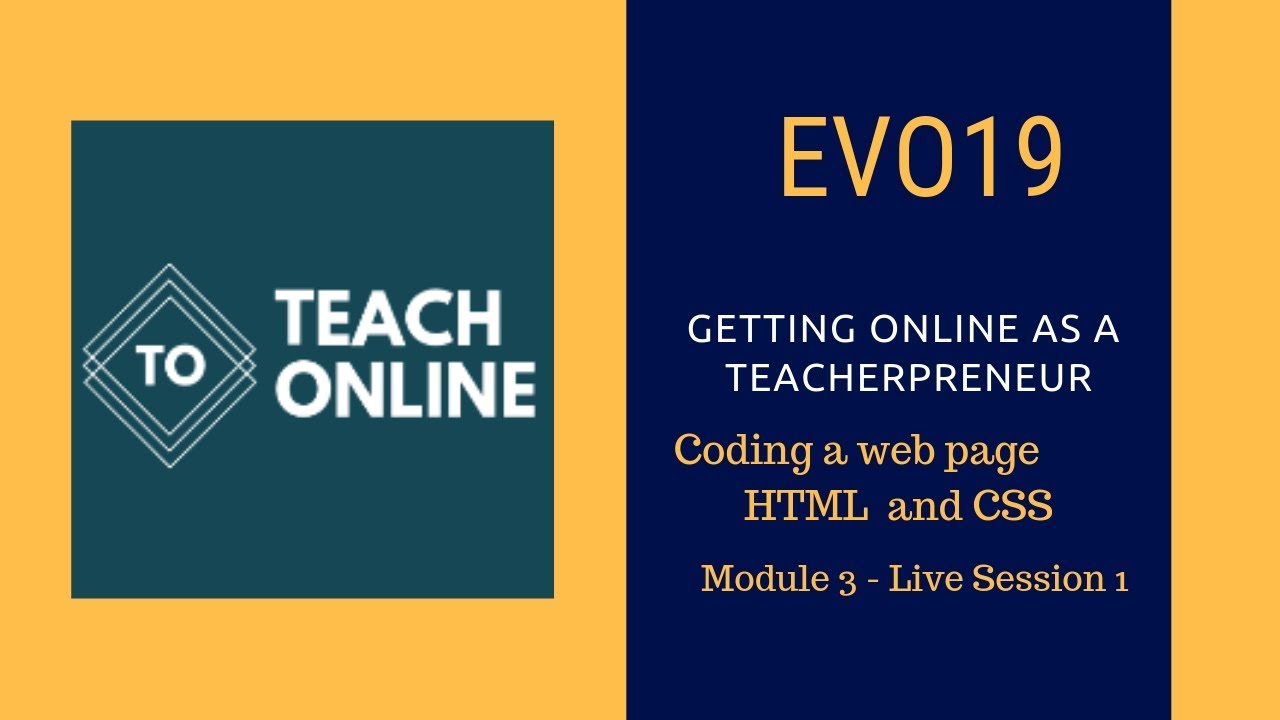 HTML CSS- Module 3 Session1