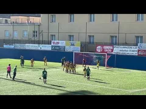 Corniglianese vs Fegino : gol annullato a Petranca