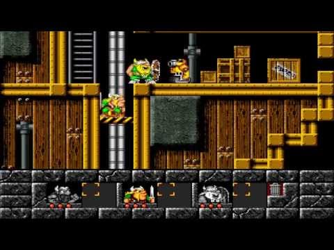 The Lost Vikings Gameplay - MS-DOS / PC (1993) - Level 21 (JNKR)