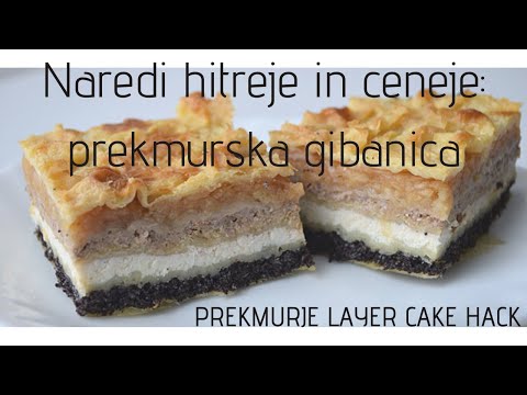 Prekmurska gibanica poceni in enostavno (Mock Prekmurje Layer Cake)
