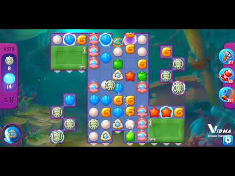 Fishdom. 8528 super hard level no boosters and diamonds. 15 moves