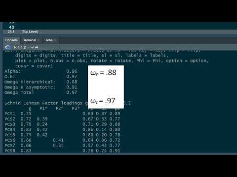 R Tutorial – Internal reliability using Cronbach’s Alpha and McDonald’s Omega