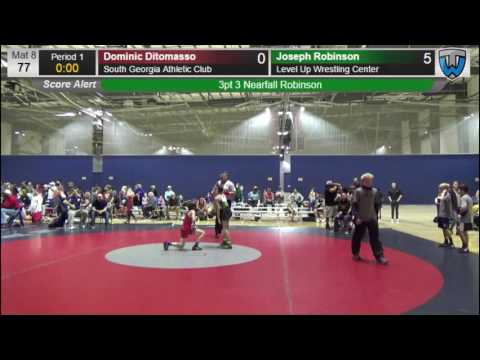 77 Joseph Robinson Level Up Wrestling Center vs Dominic Ditomasso South Georgia Athletic Club 360435