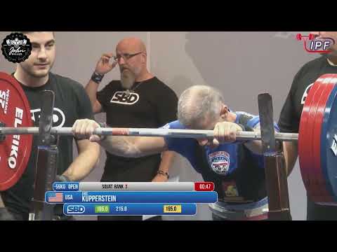Eric Kupperstein- 5th Place 505kg Total - 59kg Class 2022 IPF World Open Championship