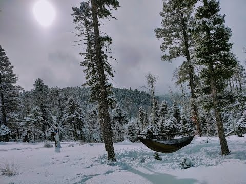Nordic Skiing, Pulking, and Hammock Camping in the Carson National Forest