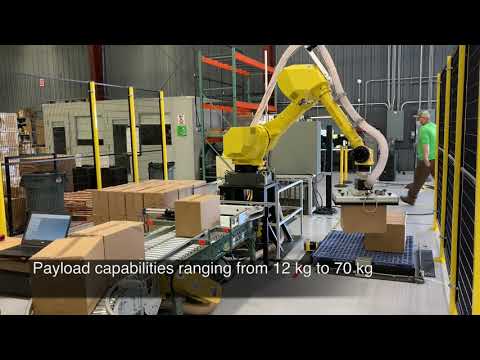 FANUC M-710iC Dual Sided Palletizing Automation Cell