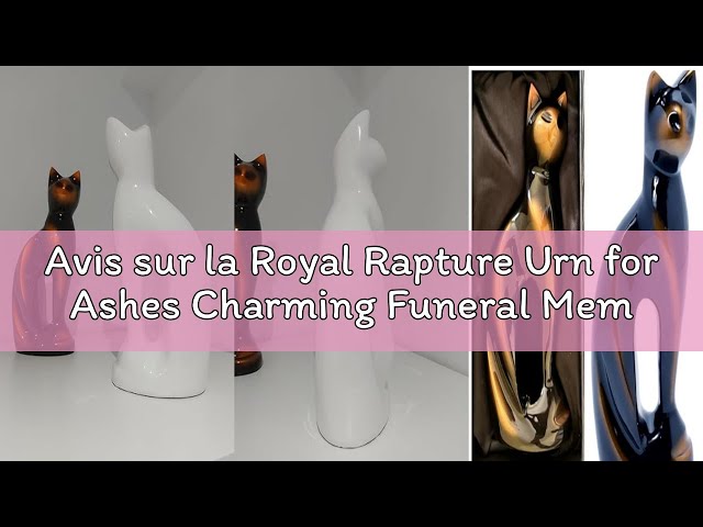 Vídeo relacionado con Royal Rapture Urn For Ashes Cremation Funeral Memorial Love Urns Decorative Cat Kitty Figurine Pet|Alloy|(White Kitty, 8.5") RCM02-01