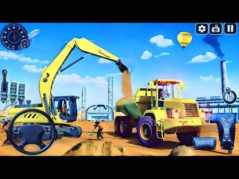 Mega City Underpass Bridge Road Building Construction Simulator - Best Android GamePlay