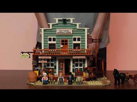 Vidéo Lumibricks The Old West 14007 : Magasin général