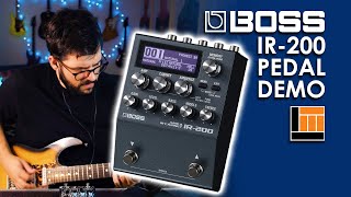 BOSS IR-200 Amp and Cabinet Simulator [Product Demonstration]