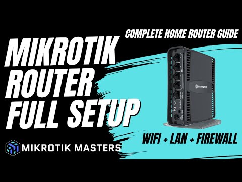 MikroTik hAP Router Full Setup | LAN, WAN, WiFi