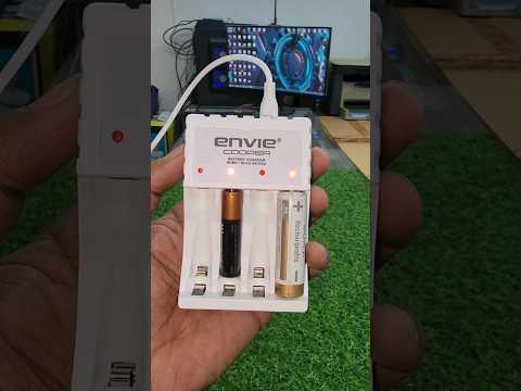 ENVIE Rechargeable Battery Charger for AA & AAA Ni-mh Batteries with LED Indicator #informative