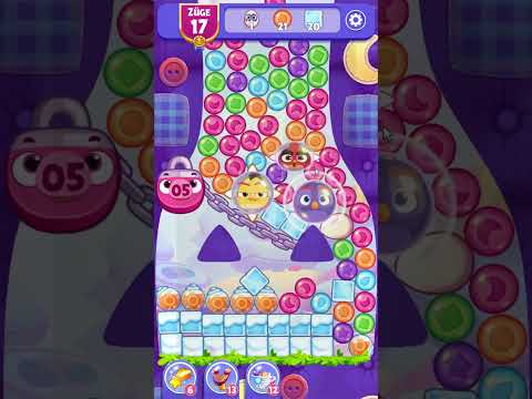 Angry Birds Dream Blast Level 124 no booster [Gameplay] optimized for smartphones [Rovio]