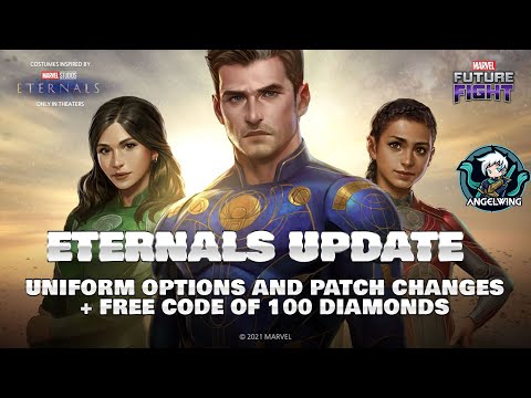 MFF: Update Eternals Gameplay uniform options and free code 100 diamonds!