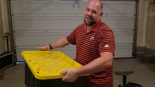 Review for HDX 27 gallon storage container