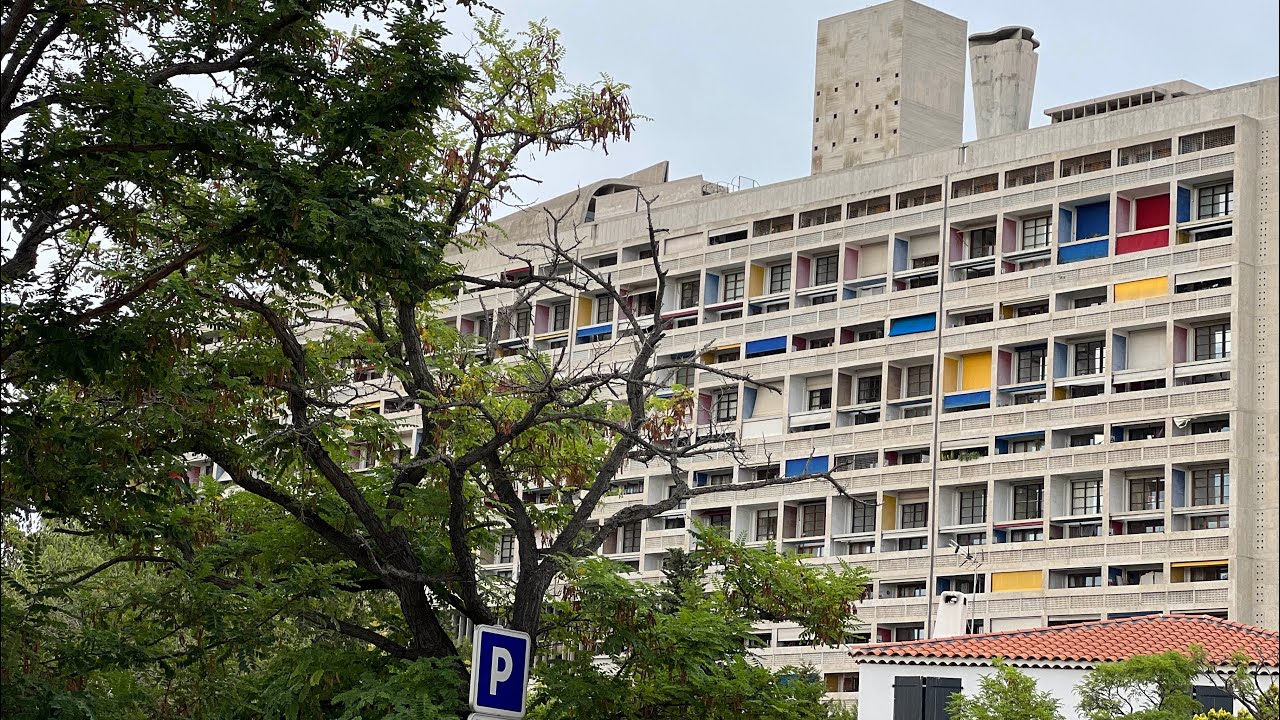 Le corbusier ,Unité d'habitation, Marseille, France, 1947-1952 (1/2)