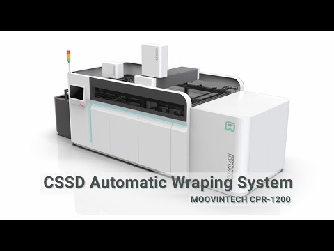 MOOVINTECH CPR-1200 // CSSD Packing Robot // Hospital Automation