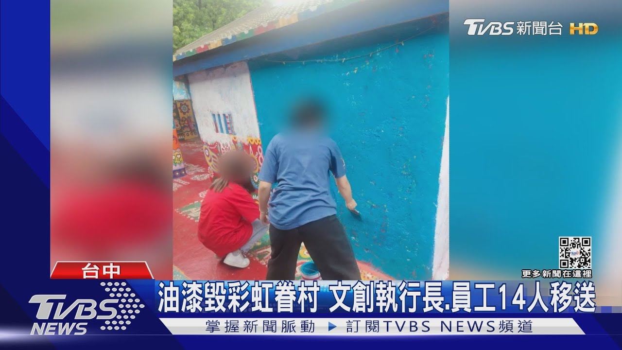 就是他們!毀彩虹眷村 文創公司14人遭移送