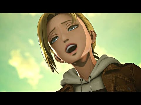 Annie Reveals That She Is A Female Titan Scene | Attack On Titan