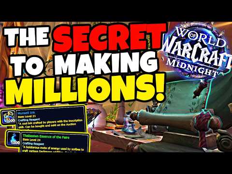 Make MILLIONS of Gold in Midnight WoW With INSCRIPTION! - WoW Midnight Profession Overview