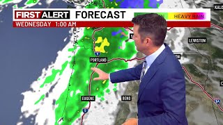 Monday evening weather forecast (10/27)