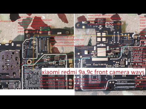 XIAOMI redmi 9a 9c front camera ways