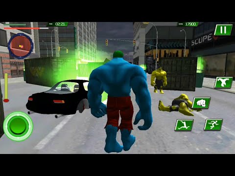 New Hulk Vs Spider Vs Iron Vs Batman | Incredible Green Monster Hero Fight City Rescue - GamePlay