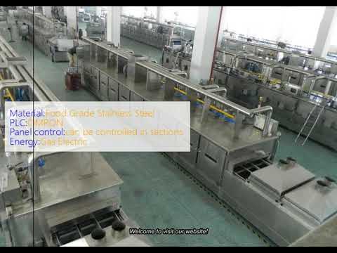 Anti Backfire Servo Drive Cupcake Sponge Cake Bakery Tunnel Oven