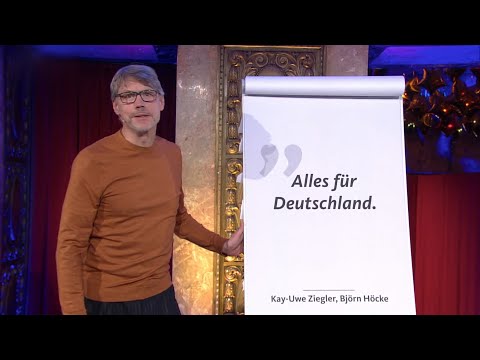Christoph Sieber präsentiert ekelhafte Propaganda aus der Mitte der AfD