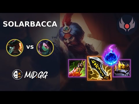 MID.GG: [ solarbacca ] Gangplank MID vs Akali | EUW GRANDMASTER | LOL Season 2025