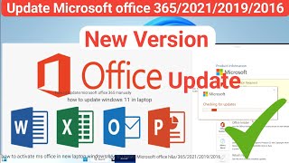 How To Update Microsoft office, Word, Excel, PowerPoint | update ms of