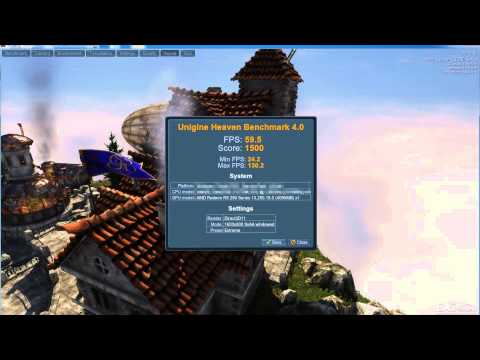 AMD Radeon R9 290X - Unigine Heaven 4.0 Benchmark Score