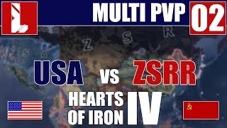 Wykonanie mierne | ZSRR vs USA | Hearts of Iron IV | 02