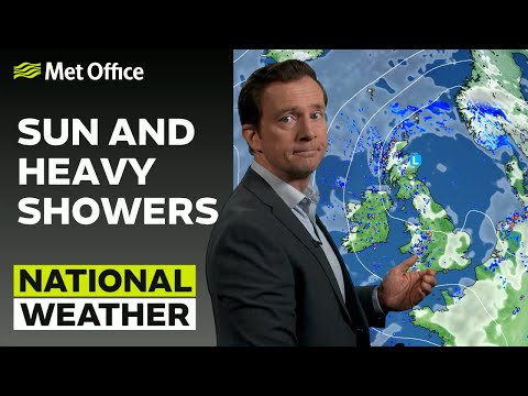 25/08/23 – A showery theme – Afternoon Weather Forecast UK – Met Office Weather