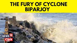 Cyclone Biparjoy  Horrifying Video Shows Sea Waves