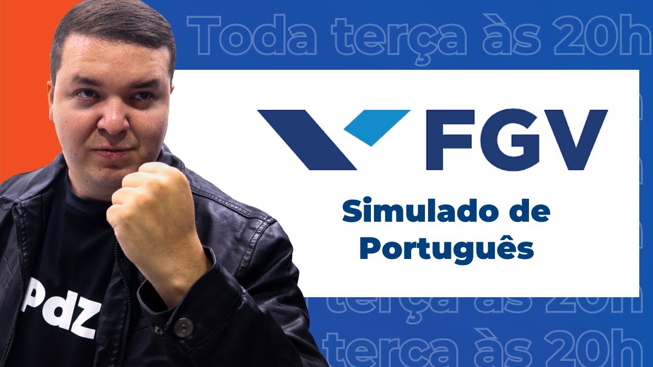 Live #071 - Simulado de Português - Banca FGV - Revisão dos principais Conteúdos
