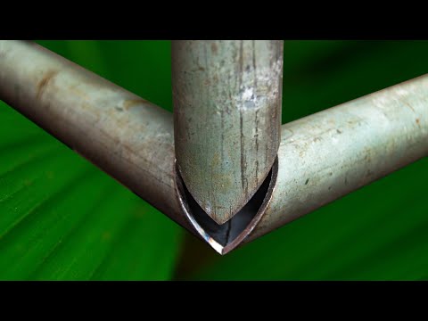 HOW TO 3 G.I. pipe (steel tube) CORNER JOINT TOGETHER ?