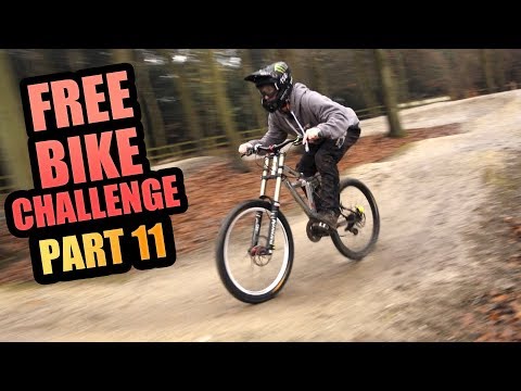 THE FREE BIKE CHALLENGE - PART 11 - RIDING DOWNHILL